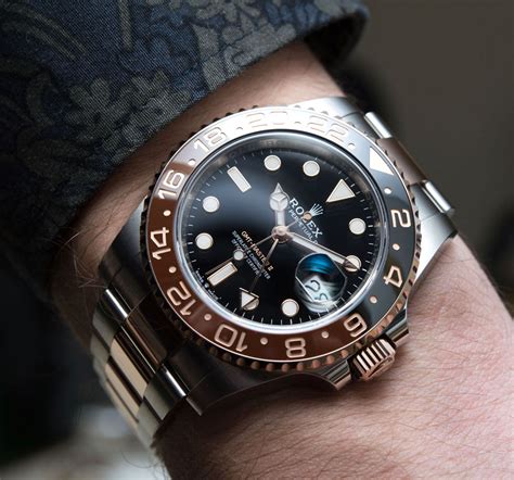 rolex gmt master 2 brown|More.